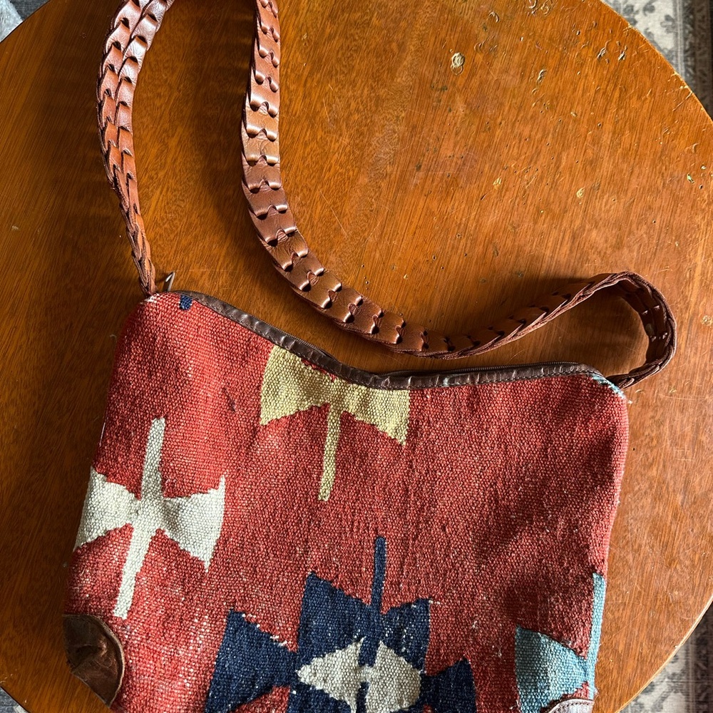 Vintage wool purse